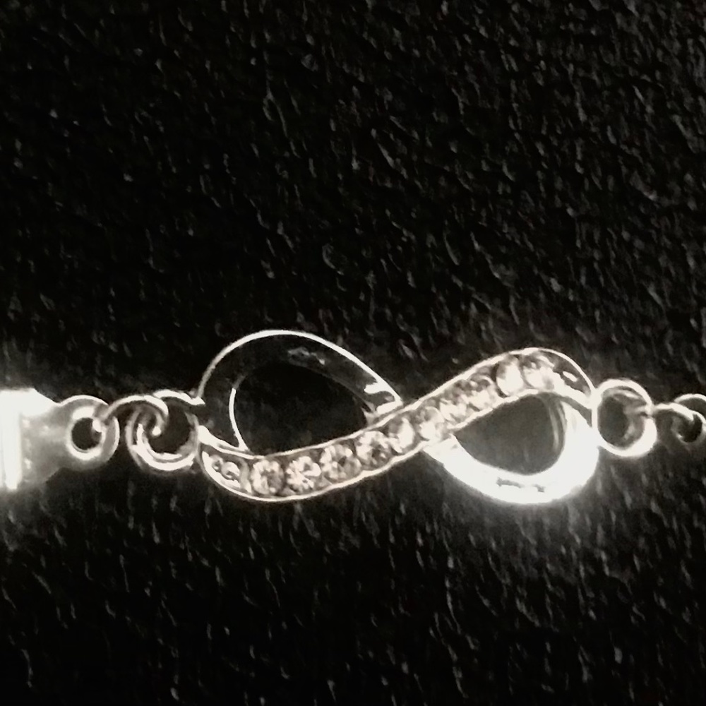 New Infinity Bracelet With Crystals